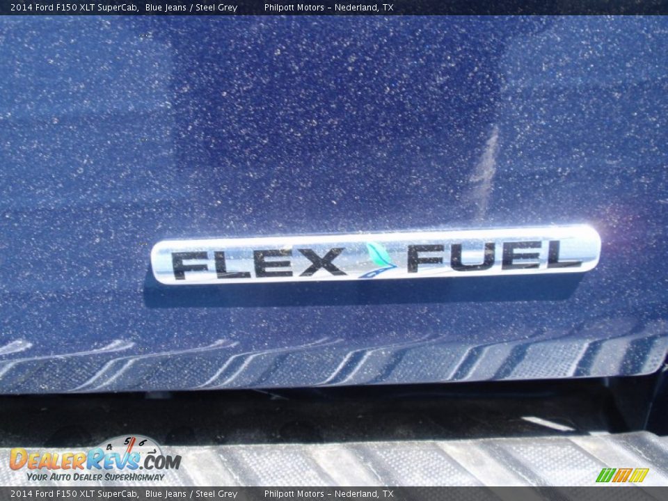 2014 Ford F150 XLT SuperCab Blue Jeans / Steel Grey Photo #20