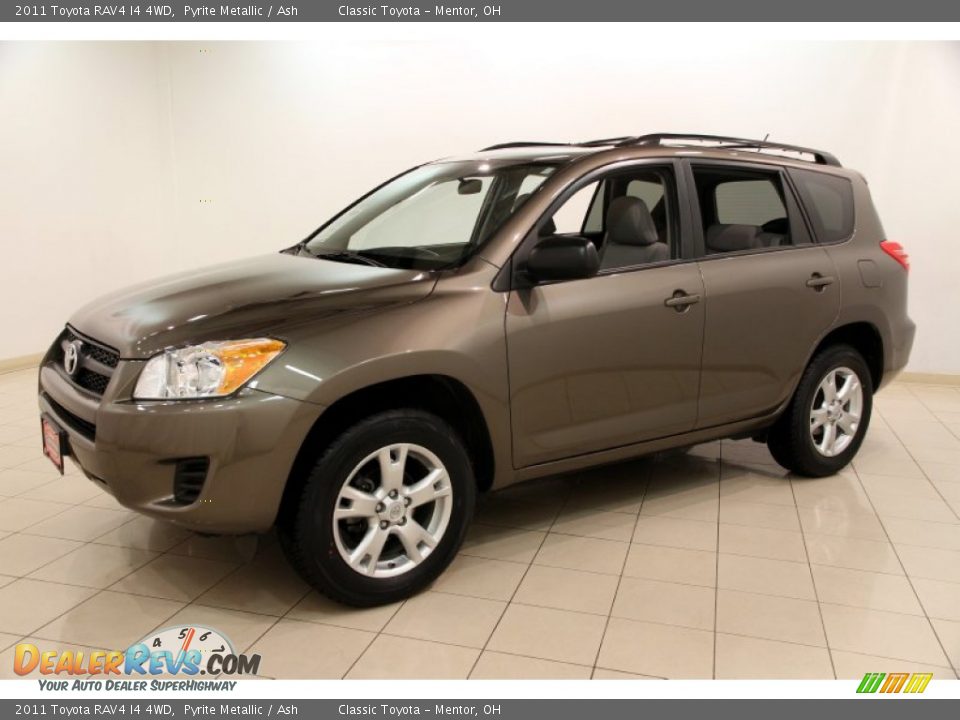 2011 Toyota RAV4 I4 4WD Pyrite Metallic / Ash Photo #3