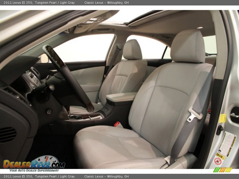 2011 Lexus ES 350 Tungsten Pearl / Light Gray Photo #9