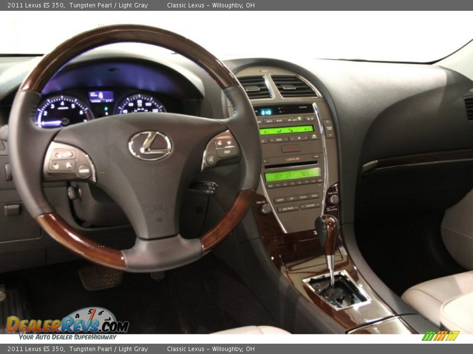 2011 Lexus ES 350 Tungsten Pearl / Light Gray Photo #10
