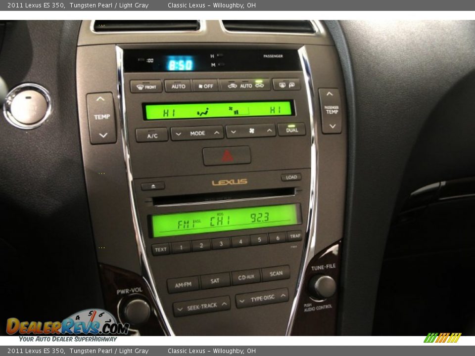 2011 Lexus ES 350 Tungsten Pearl / Light Gray Photo #13