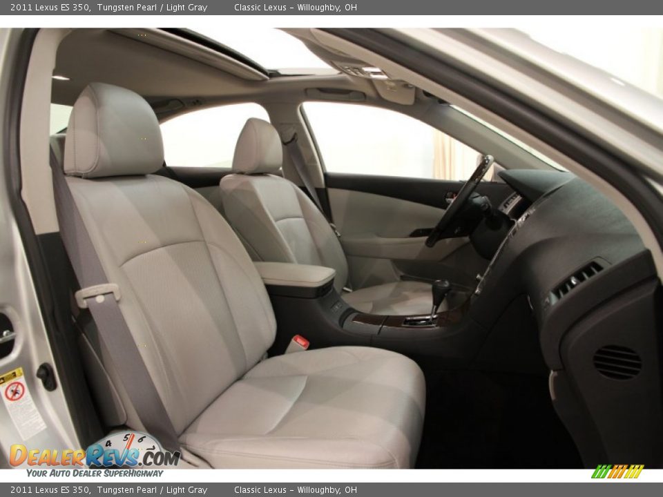 2011 Lexus ES 350 Tungsten Pearl / Light Gray Photo #17