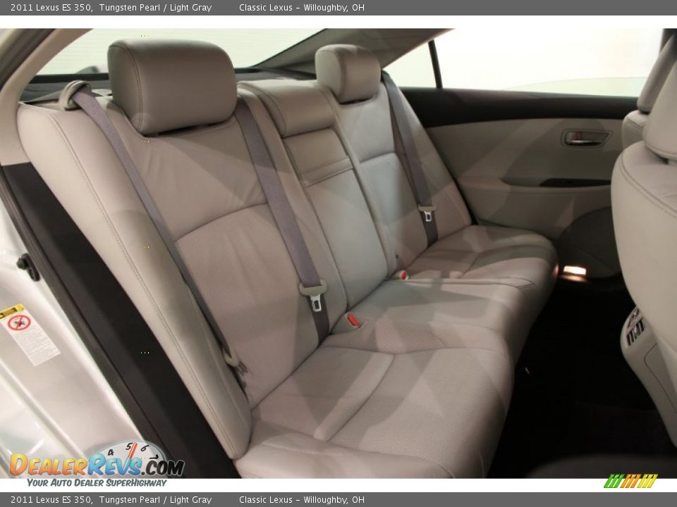2011 Lexus ES 350 Tungsten Pearl / Light Gray Photo #18