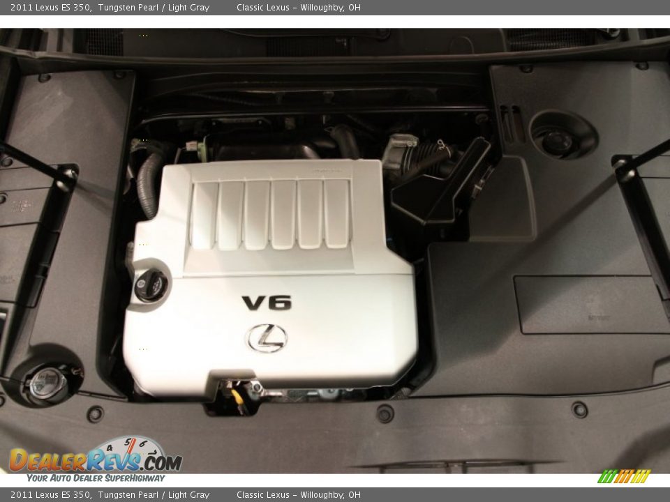 2011 Lexus ES 350 Tungsten Pearl / Light Gray Photo #22