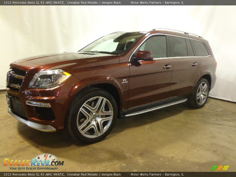 2013 Mercedes-Benz GL 63 AMG 4MATIC Cinnabar Red Metallic / designo Black Photo #5