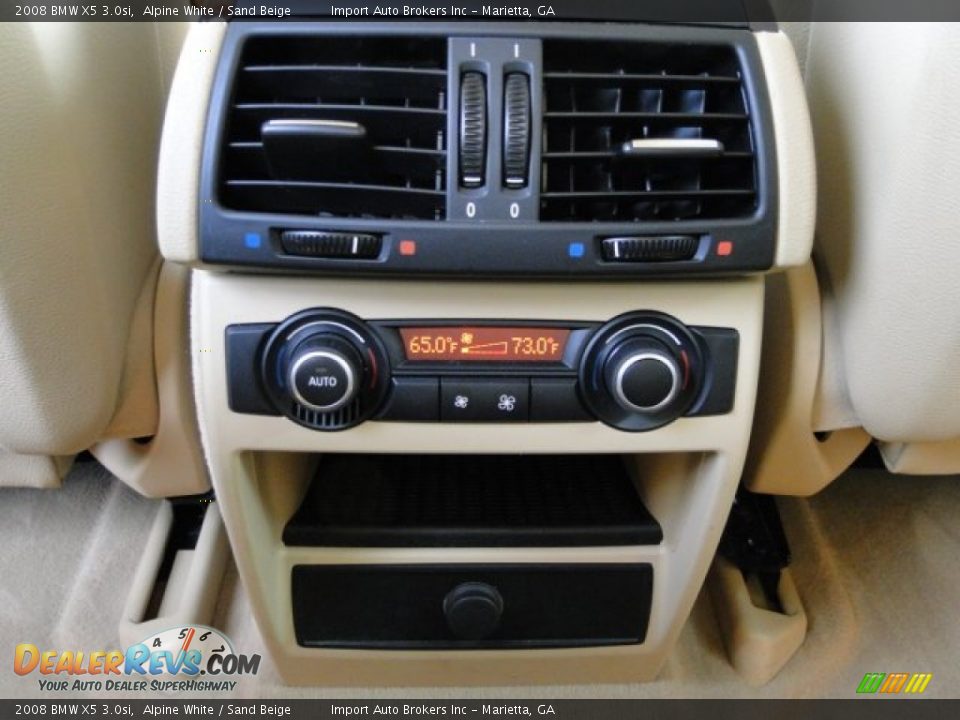 2008 BMW X5 3.0si Alpine White / Sand Beige Photo #21