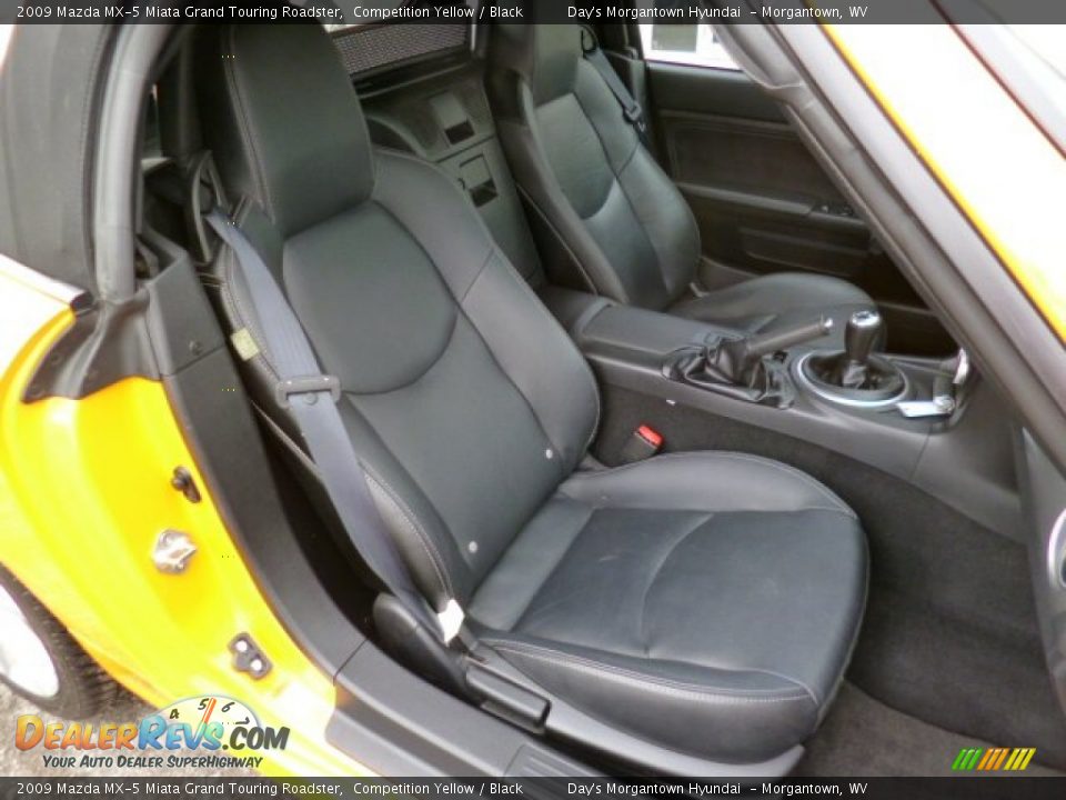 Front Seat of 2009 Mazda MX-5 Miata Grand Touring Roadster Photo #12