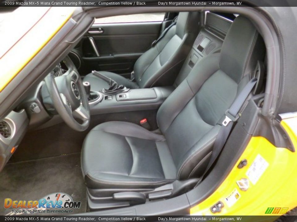 Front Seat of 2009 Mazda MX-5 Miata Grand Touring Roadster Photo #13
