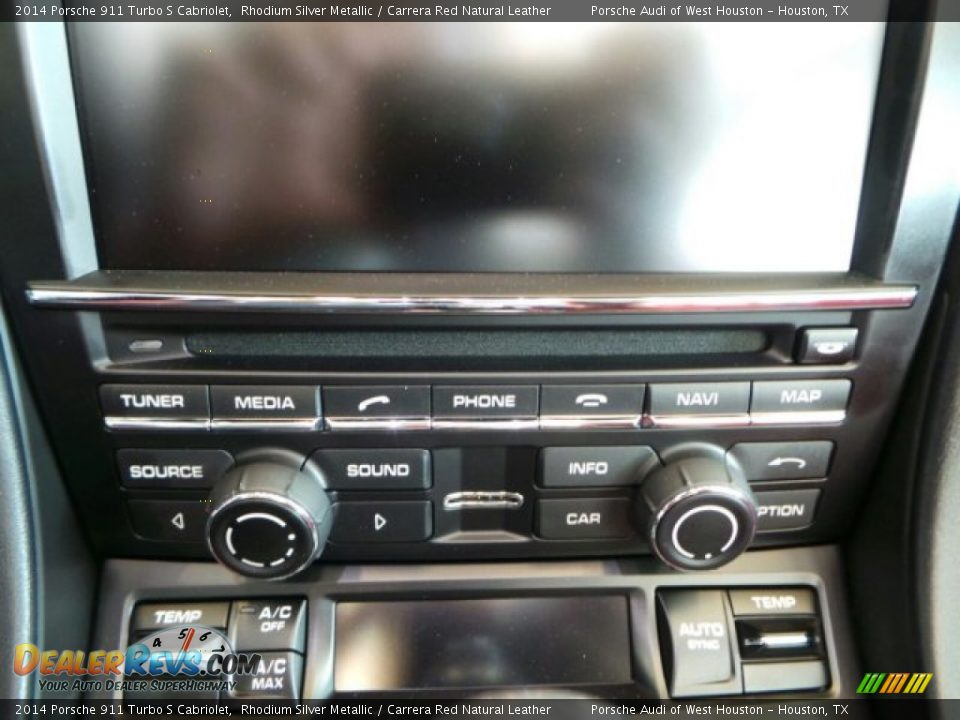 2014 Porsche 911 Turbo S Cabriolet Rhodium Silver Metallic / Carrera Red Natural Leather Photo #20