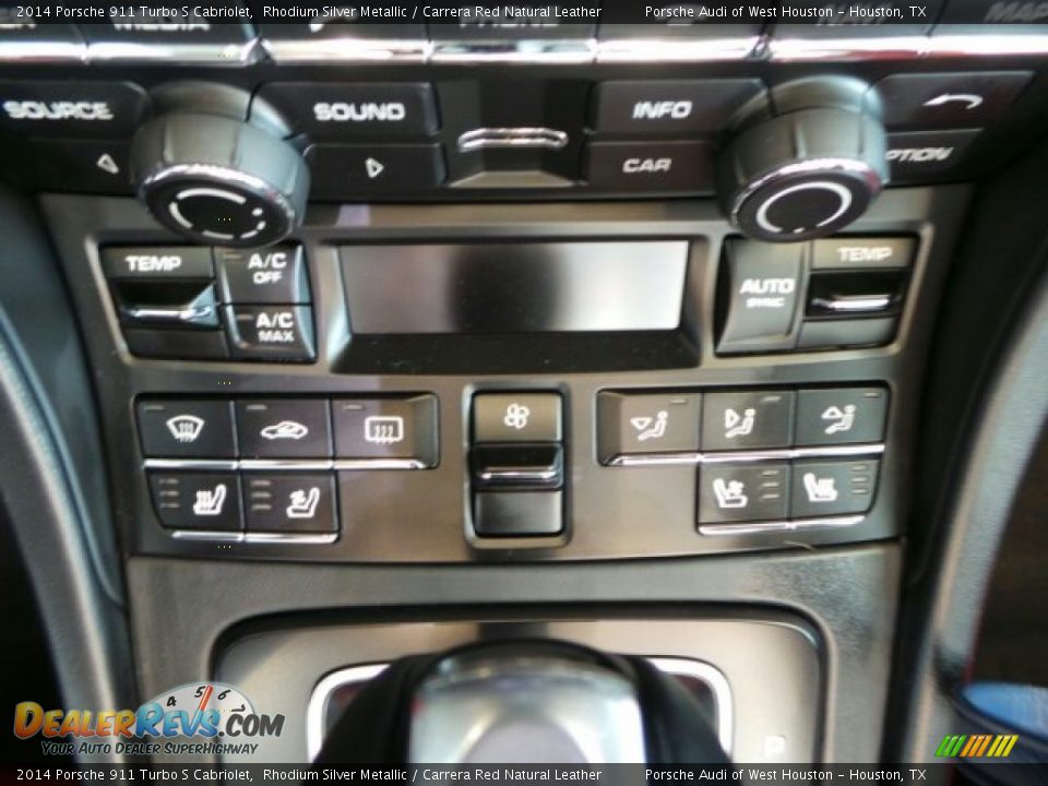 2014 Porsche 911 Turbo S Cabriolet Rhodium Silver Metallic / Carrera Red Natural Leather Photo #21