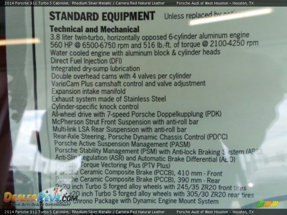 2014 Porsche 911 Turbo S Cabriolet Rhodium Silver Metallic / Carrera Red Natural Leather Photo #30