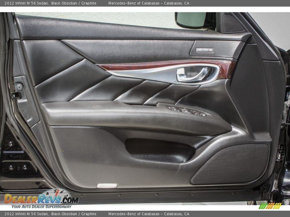 Door Panel of 2012 Infiniti M 56 Sedan Photo #19