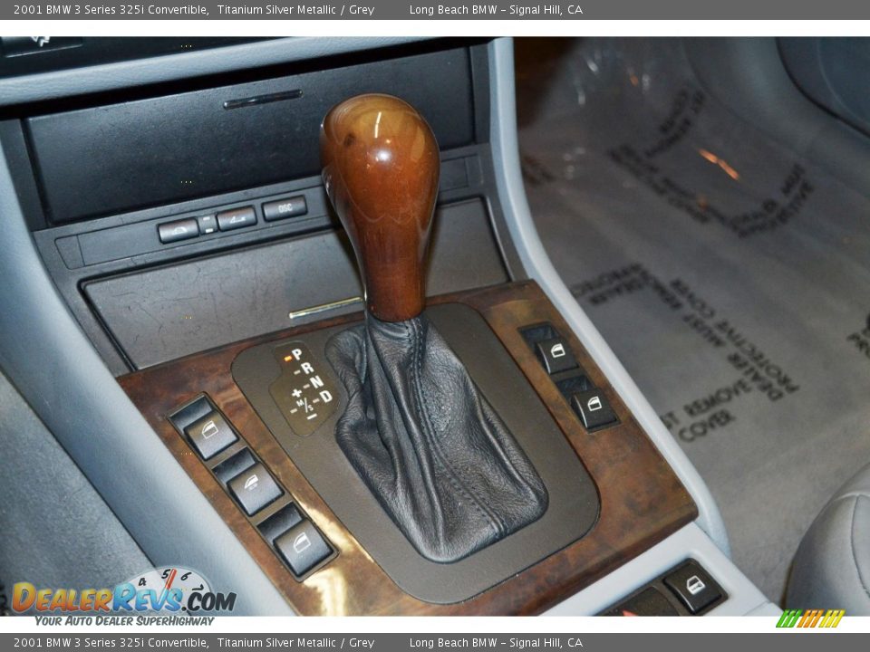 2001 BMW 3 Series 325i Convertible Titanium Silver Metallic / Grey Photo #20