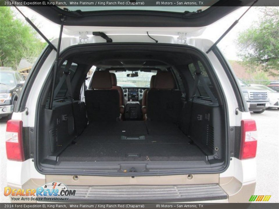 2014 Ford Expedition EL King Ranch White Platinum / King Ranch Red (Chaparral) Photo #7