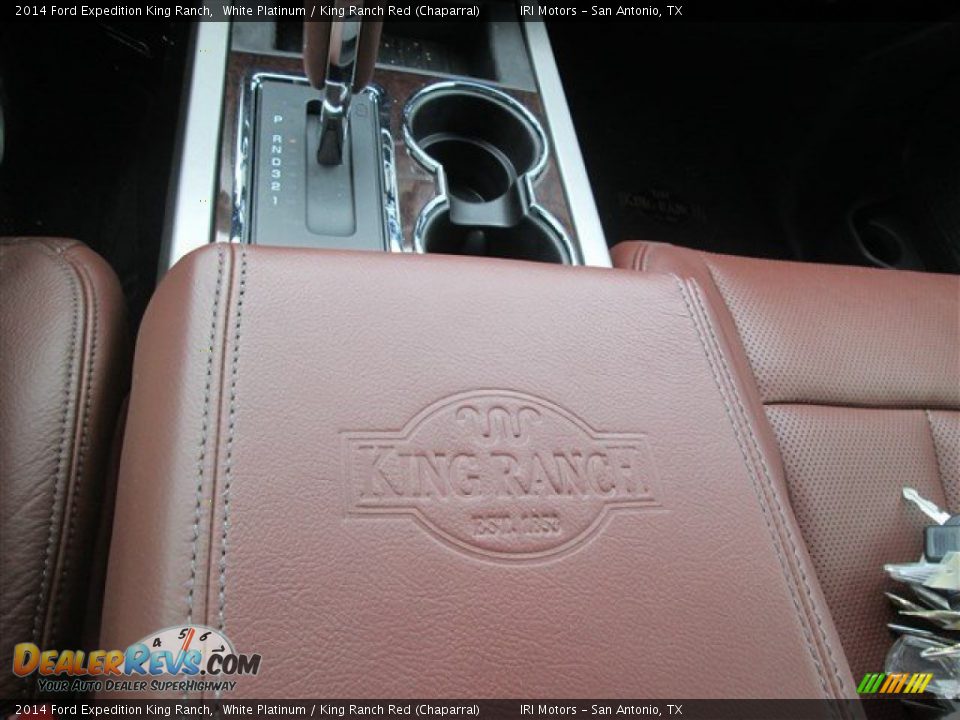 2014 Ford Expedition King Ranch White Platinum / King Ranch Red (Chaparral) Photo #12