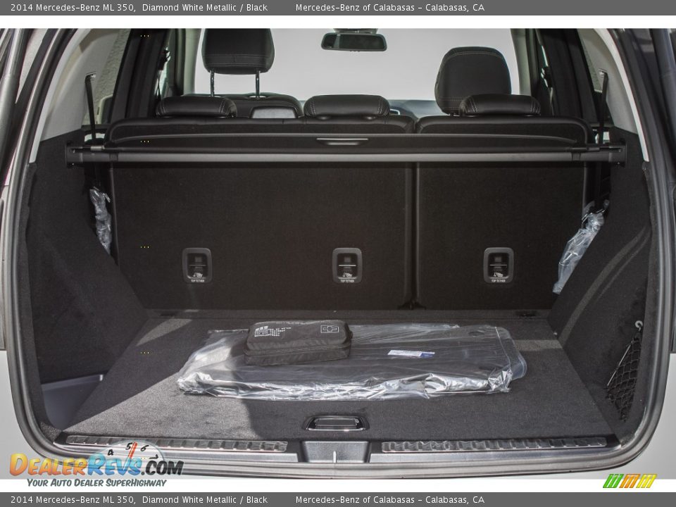 2014 Mercedes-Benz ML 350 Diamond White Metallic / Black Photo #4