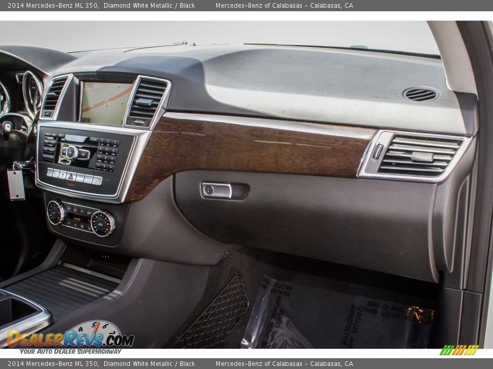 2014 Mercedes-Benz ML 350 Diamond White Metallic / Black Photo #8