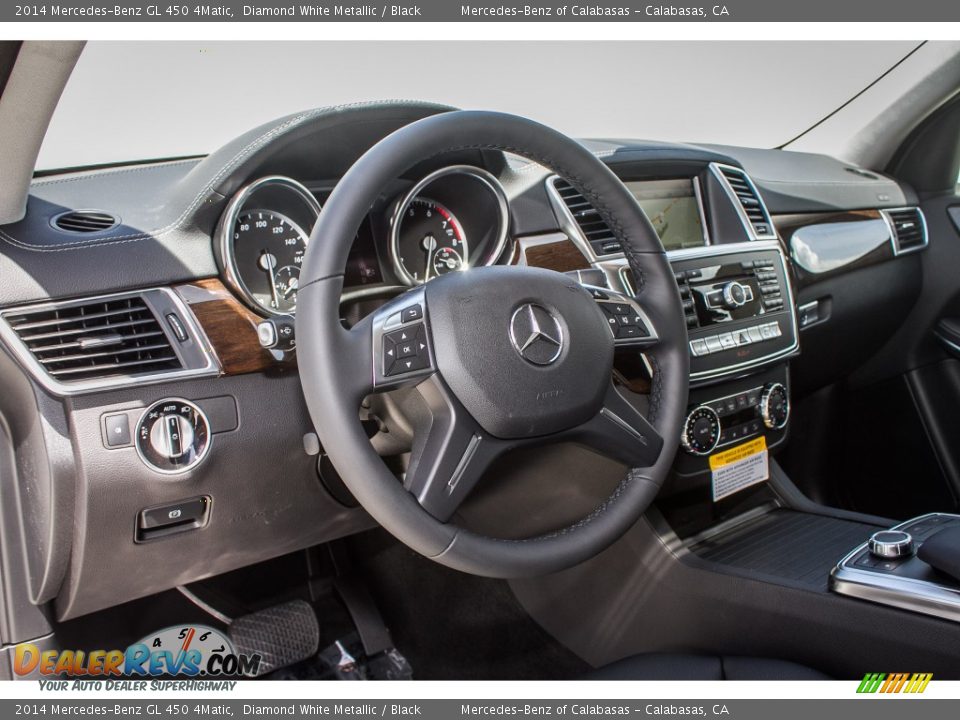 2014 Mercedes-Benz GL 450 4Matic Diamond White Metallic / Black Photo #5