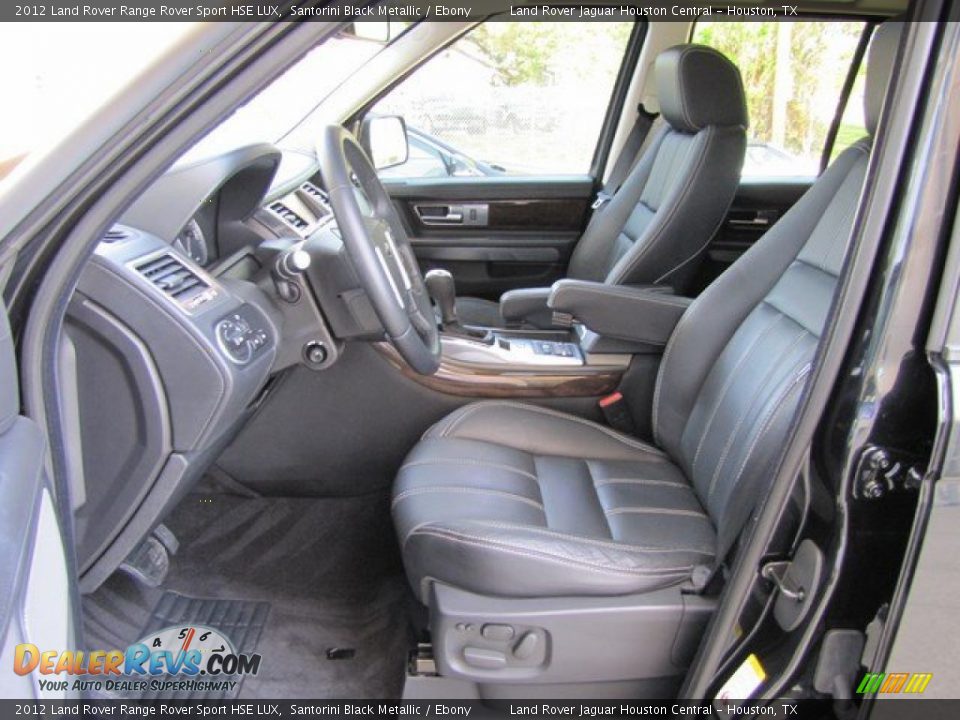 2012 Land Rover Range Rover Sport HSE LUX Santorini Black Metallic / Ebony Photo #2