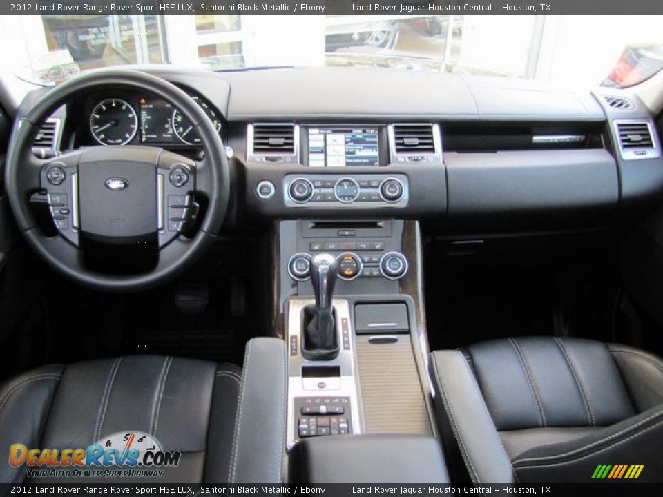 2012 Land Rover Range Rover Sport HSE LUX Santorini Black Metallic / Ebony Photo #3