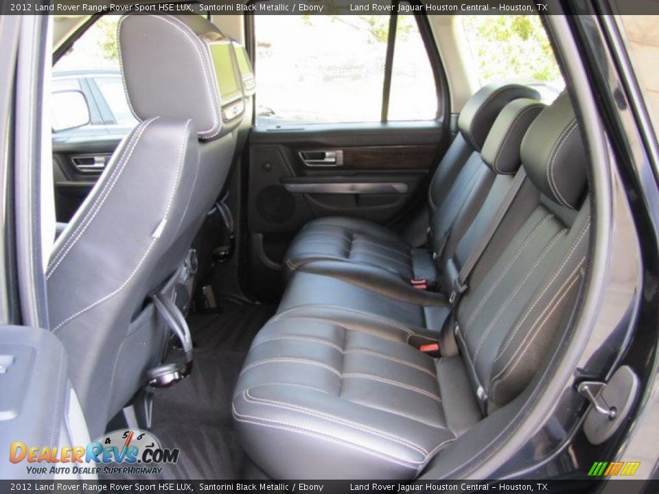 2012 Land Rover Range Rover Sport HSE LUX Santorini Black Metallic / Ebony Photo #4