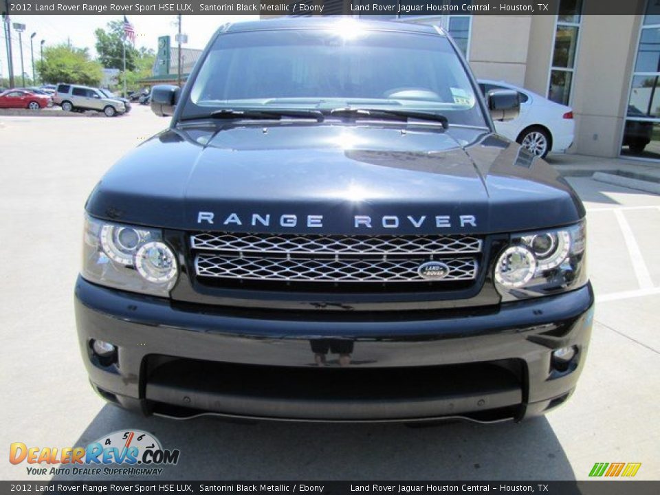 2012 Land Rover Range Rover Sport HSE LUX Santorini Black Metallic / Ebony Photo #6