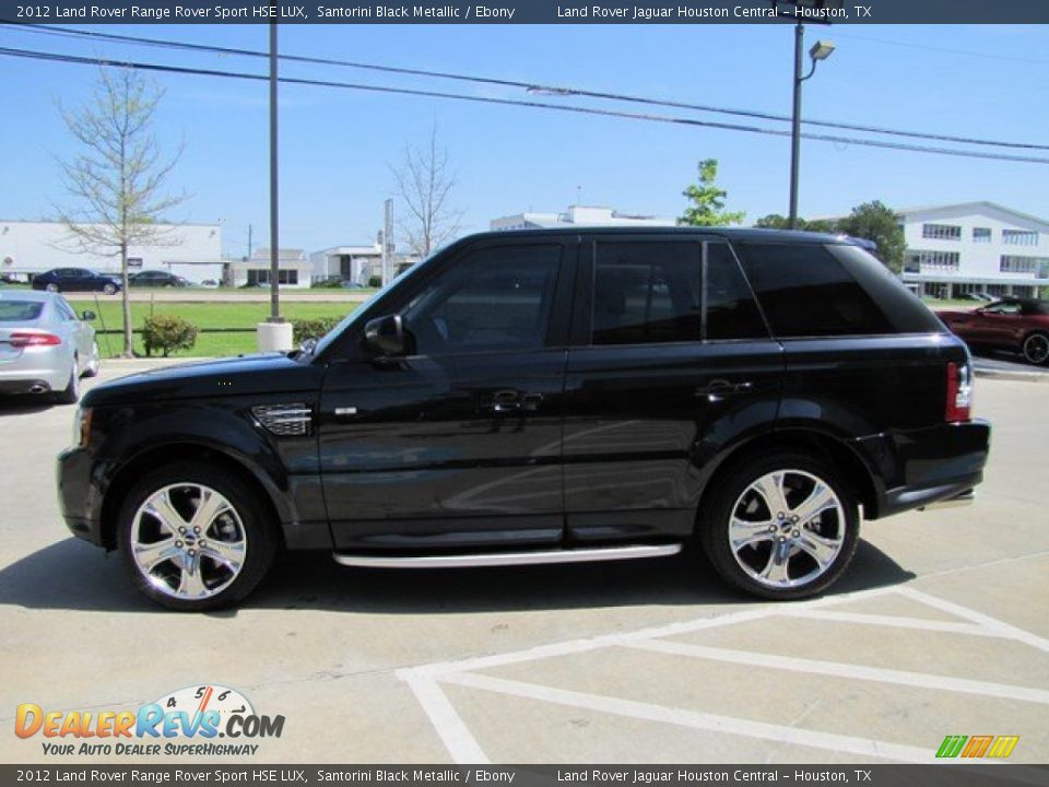 2012 Land Rover Range Rover Sport HSE LUX Santorini Black Metallic / Ebony Photo #7