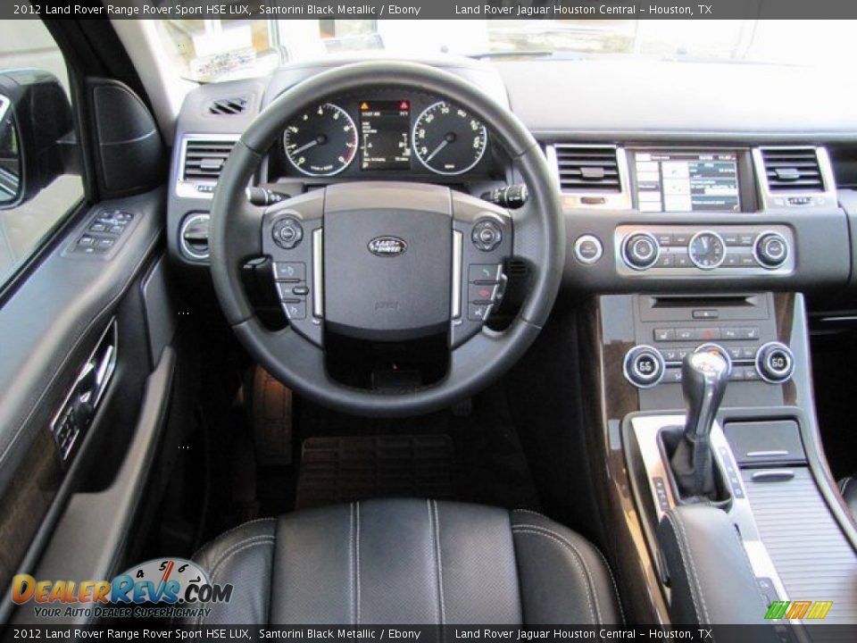 2012 Land Rover Range Rover Sport HSE LUX Santorini Black Metallic / Ebony Photo #13