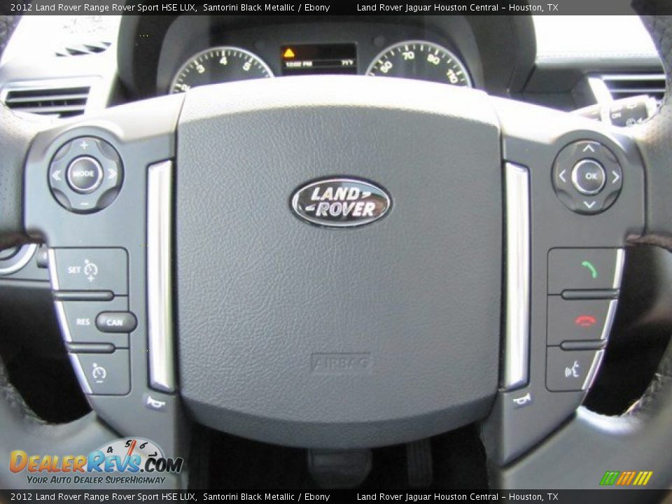 2012 Land Rover Range Rover Sport HSE LUX Santorini Black Metallic / Ebony Photo #14