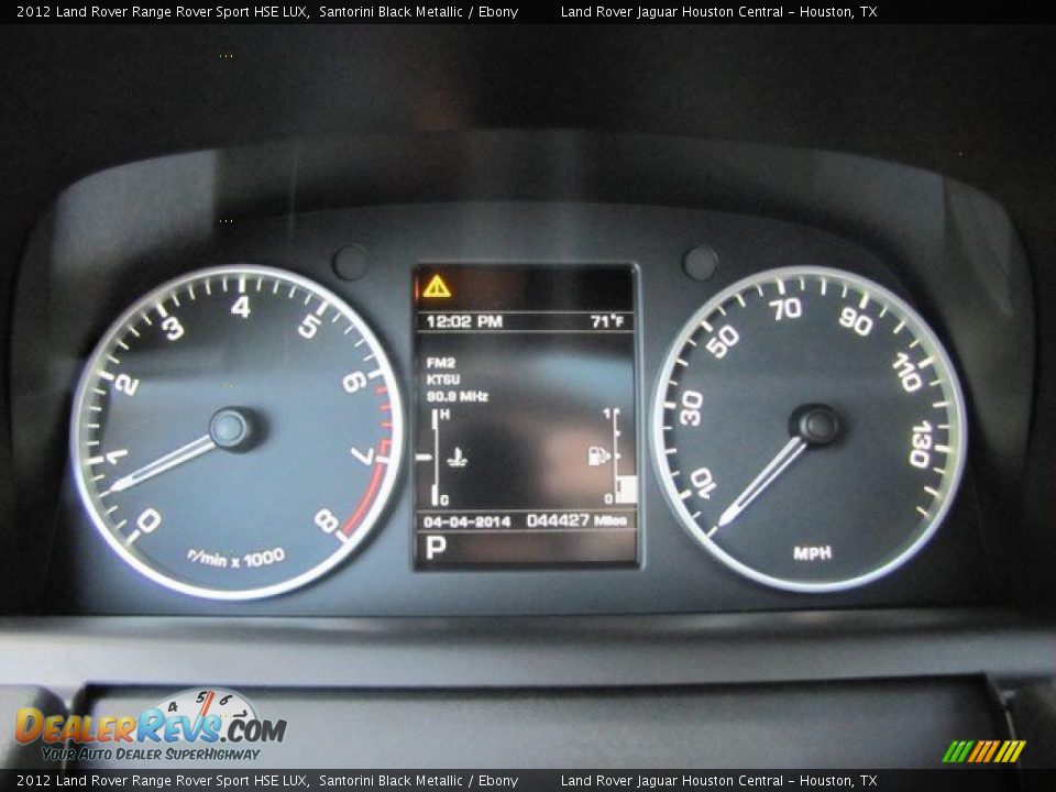 2012 Land Rover Range Rover Sport HSE LUX Santorini Black Metallic / Ebony Photo #15