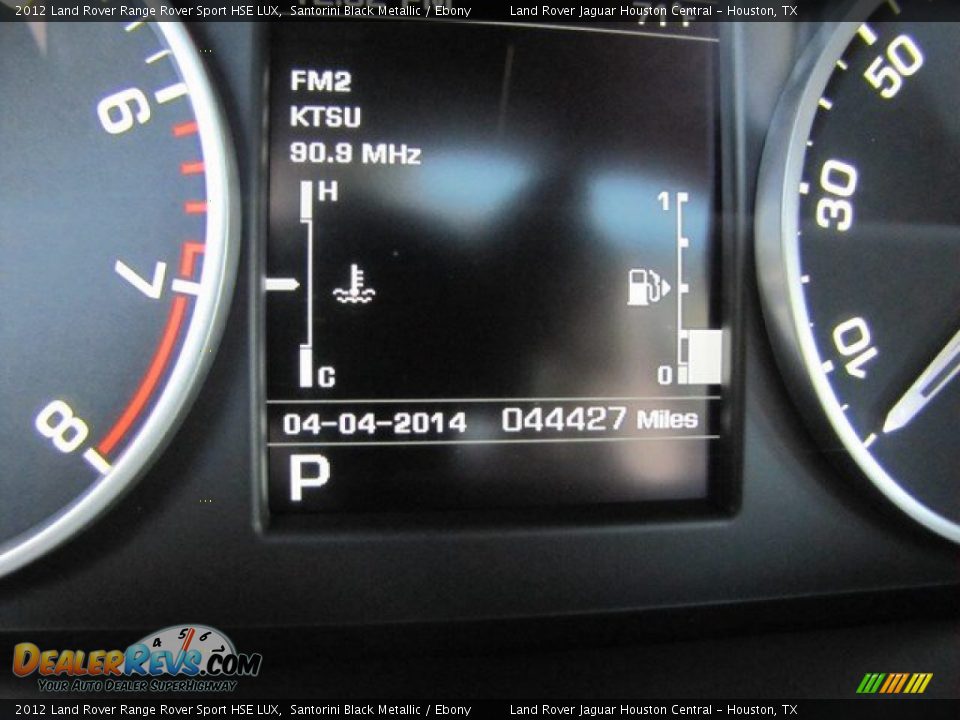 2012 Land Rover Range Rover Sport HSE LUX Santorini Black Metallic / Ebony Photo #16