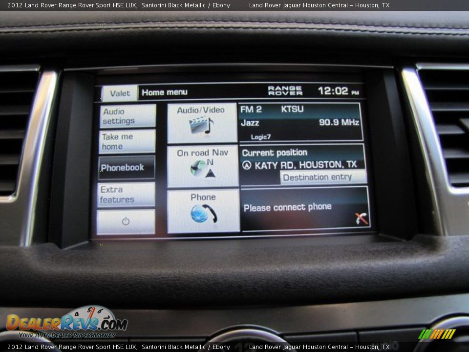 2012 Land Rover Range Rover Sport HSE LUX Santorini Black Metallic / Ebony Photo #17