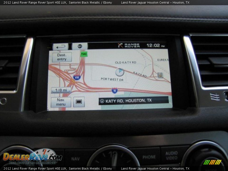 2012 Land Rover Range Rover Sport HSE LUX Santorini Black Metallic / Ebony Photo #19