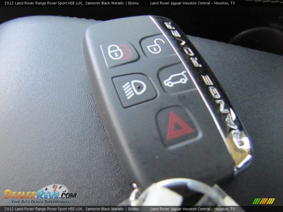 2012 Land Rover Range Rover Sport HSE LUX Santorini Black Metallic / Ebony Photo #29