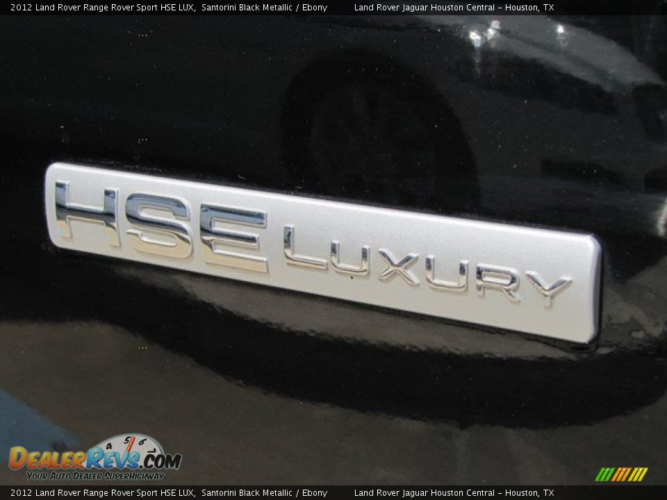 2012 Land Rover Range Rover Sport HSE LUX Santorini Black Metallic / Ebony Photo #30