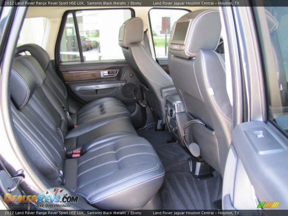 2012 Land Rover Range Rover Sport HSE LUX Santorini Black Metallic / Ebony Photo #33