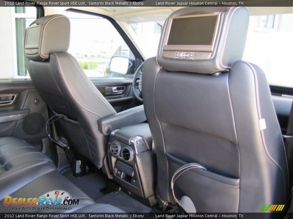 2012 Land Rover Range Rover Sport HSE LUX Santorini Black Metallic / Ebony Photo #34