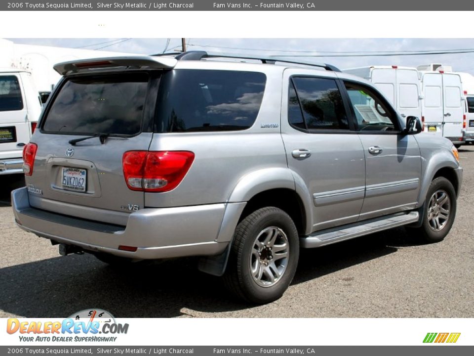 2006 Toyota Sequoia Limited Silver Sky Metallic / Light Charcoal Photo #2