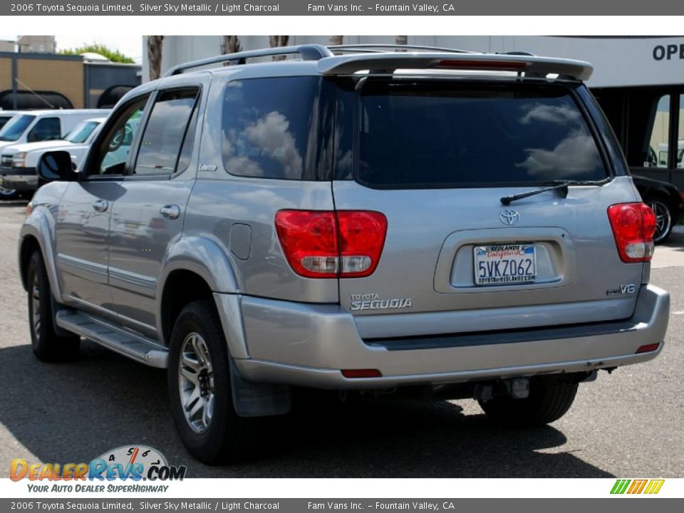 2006 Toyota Sequoia Limited Silver Sky Metallic / Light Charcoal Photo #4