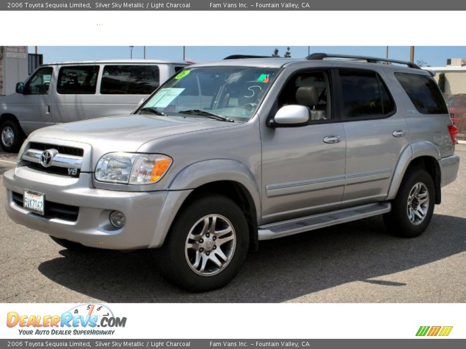 2006 Toyota Sequoia Limited Silver Sky Metallic / Light Charcoal Photo #5