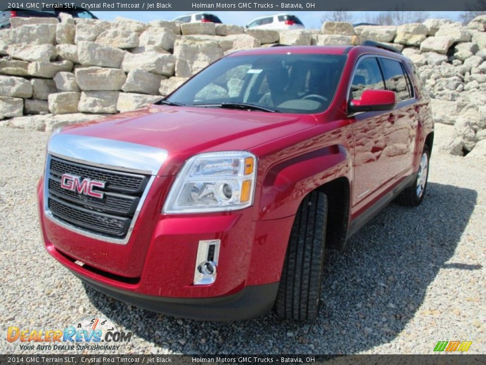 2014 GMC Terrain SLT Crystal Red Tintcoat / Jet Black Photo #2