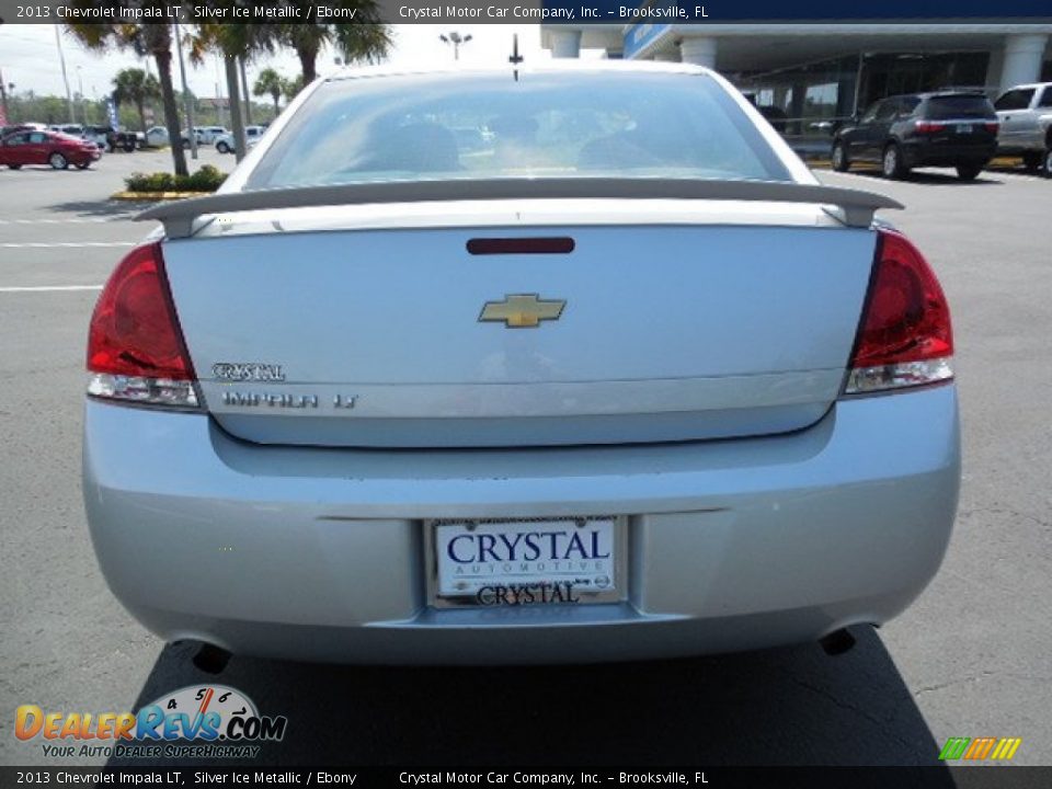 2013 Chevrolet Impala LT Silver Ice Metallic / Ebony Photo #7