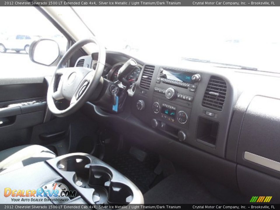 2012 Chevrolet Silverado 1500 LT Extended Cab 4x4 Silver Ice Metallic / Light Titanium/Dark Titanium Photo #11