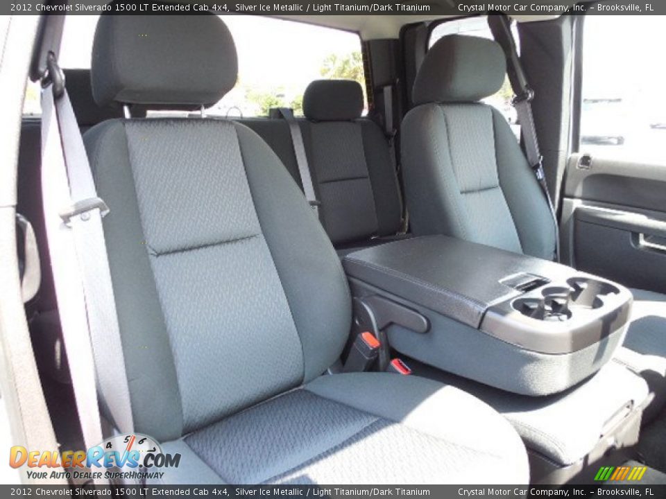 2012 Chevrolet Silverado 1500 LT Extended Cab 4x4 Silver Ice Metallic / Light Titanium/Dark Titanium Photo #12
