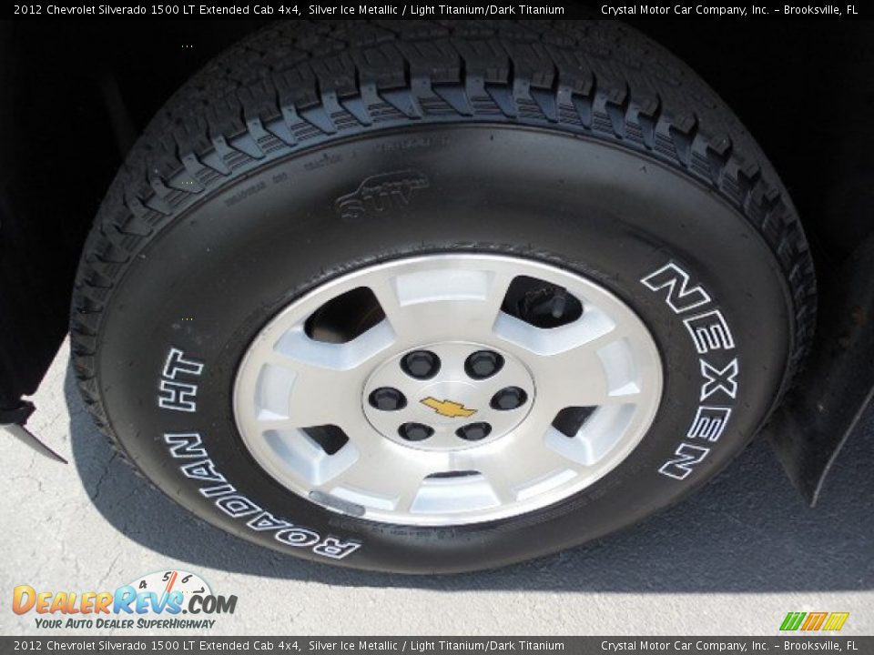 2012 Chevrolet Silverado 1500 LT Extended Cab 4x4 Silver Ice Metallic / Light Titanium/Dark Titanium Photo #14