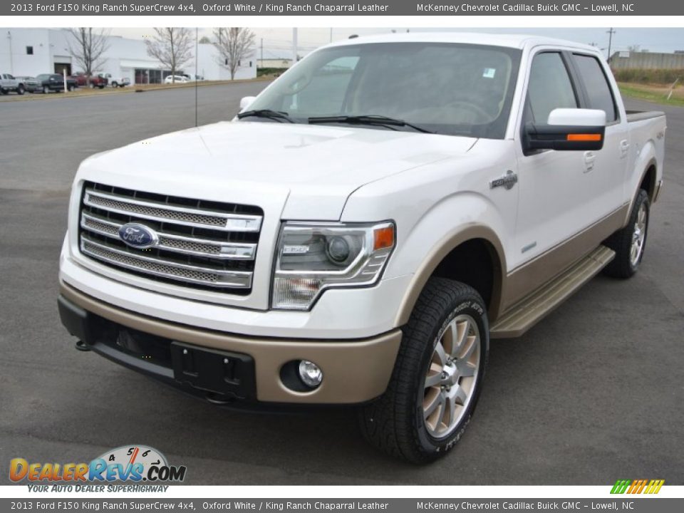 2013 Ford F150 King Ranch SuperCrew 4x4 Oxford White / King Ranch Chaparral Leather Photo #2