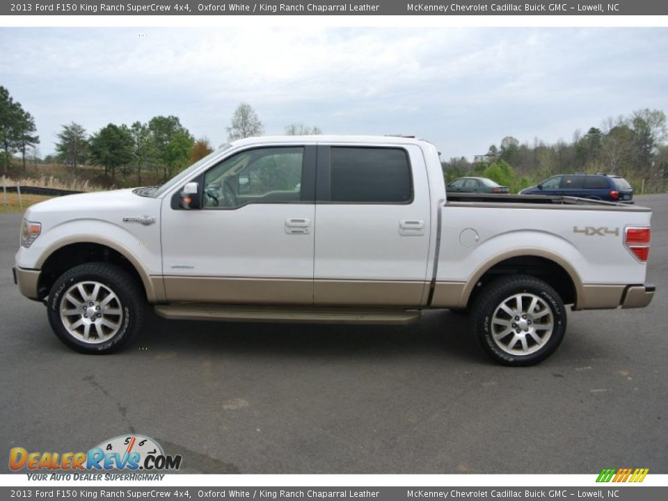 2013 Ford F150 King Ranch SuperCrew 4x4 Oxford White / King Ranch Chaparral Leather Photo #3
