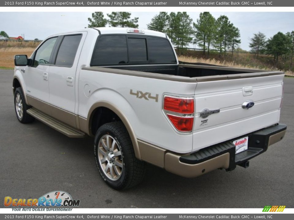 2013 Ford F150 King Ranch SuperCrew 4x4 Oxford White / King Ranch Chaparral Leather Photo #4