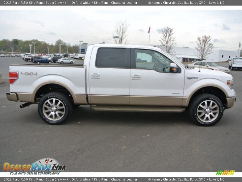 2013 Ford F150 King Ranch SuperCrew 4x4 Oxford White / King Ranch Chaparral Leather Photo #6