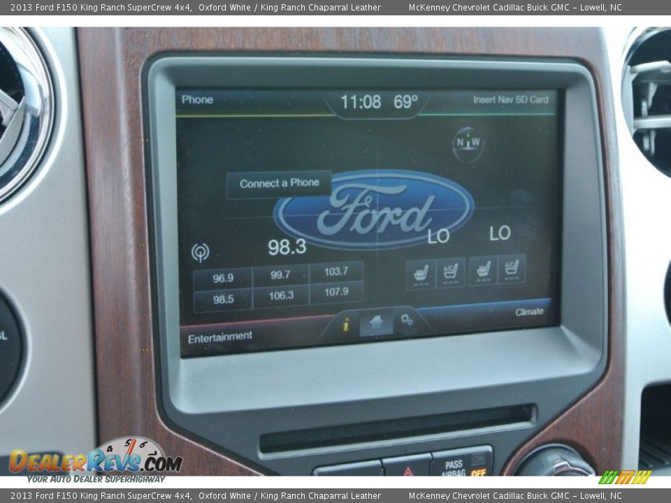 2013 Ford F150 King Ranch SuperCrew 4x4 Oxford White / King Ranch Chaparral Leather Photo #17